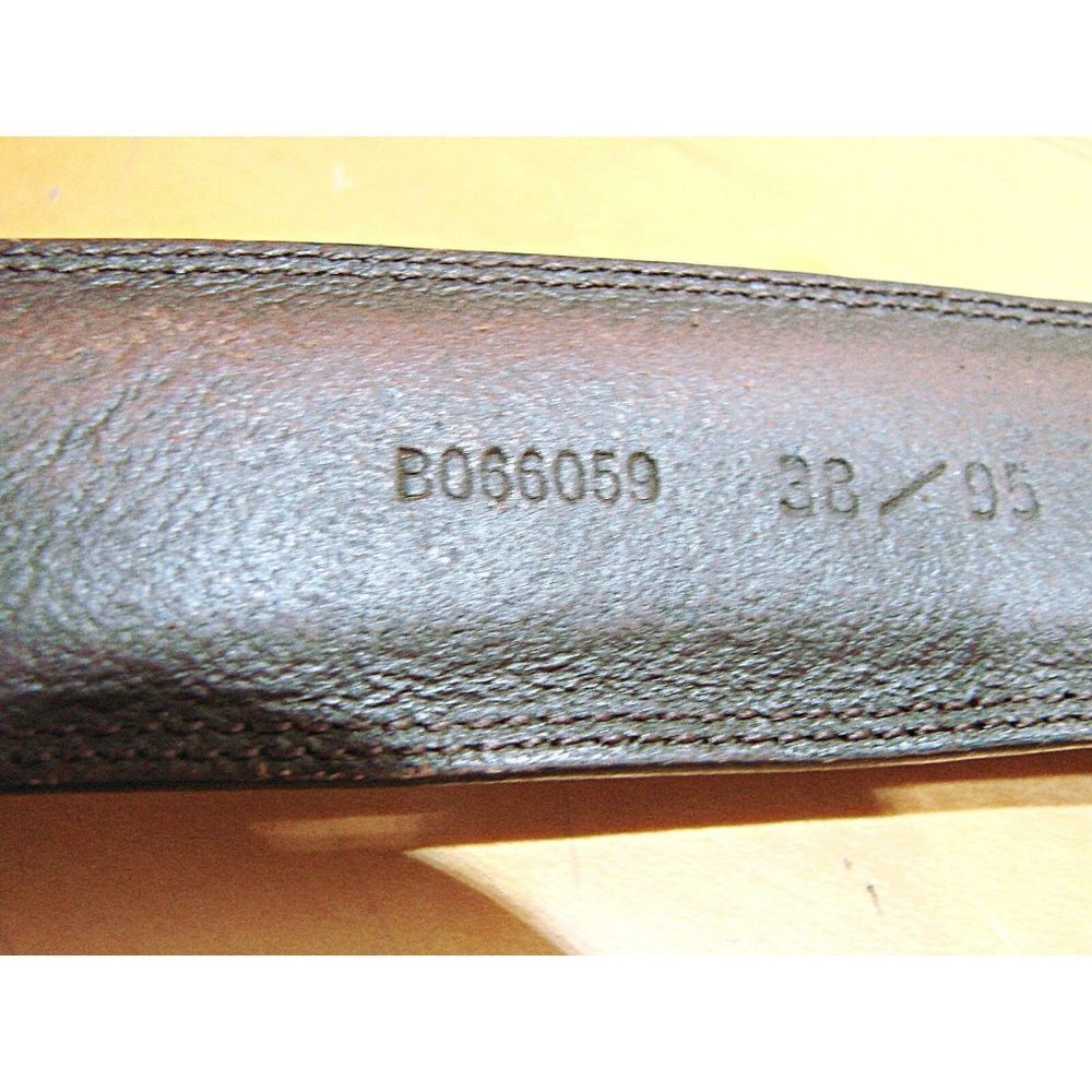 Roundtree & Yorke Mens Belt Full Grain Cowhide Leather Belt Brown Size 38/95 - Picture 7 of 12